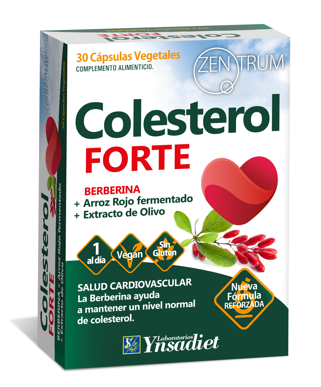 COLESTEROL FORTE 30 CAPS ZENTRUM - Centro Dietético Escaleritas